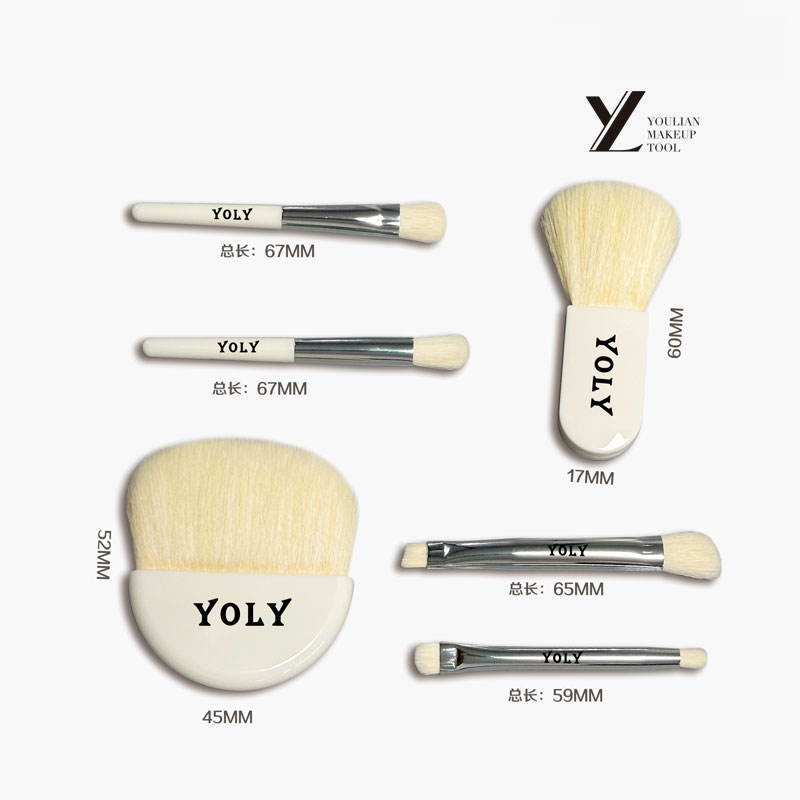 Mini conjunto de escova portátil para viagem